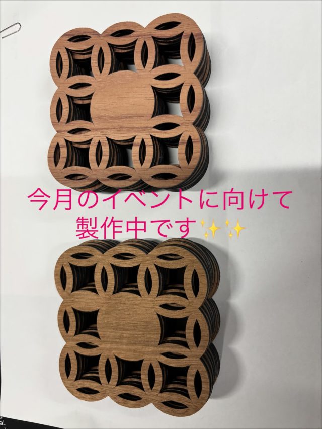 イベント向け端財コースター製作👍